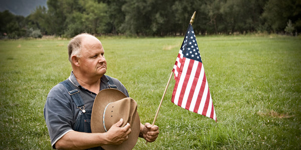 Man-US-Flag